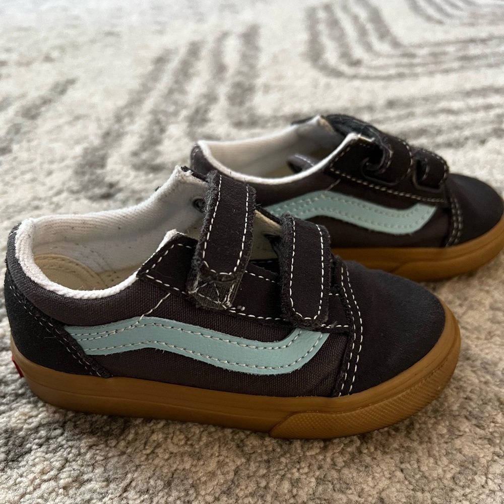Gum some Toddler Vans grey and light blue